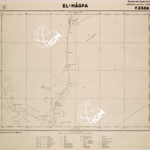 LIBIA - FOGLIO 2386 - EL HAGFA.