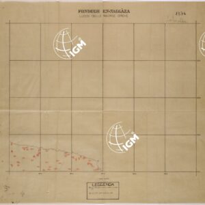 RISORSE IDRICHE DELLA TRIPOLITANIA - FOGLIO 1376 - FONDUGH EN NAGGAZA.