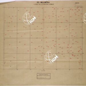 RISORSE IDRICHE DELLA TRIPOLITANIA - FOGLIO 1473 - EL MAAMURA.