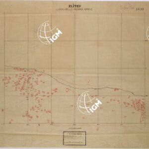 RISORSE IDRICHE DELLA TRIPOLITANIA - FOGLIO 1477 - ZLITEN.