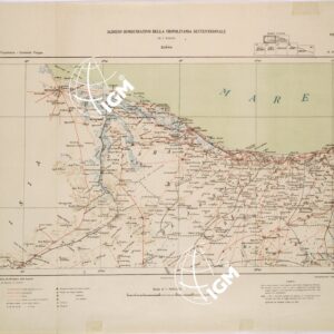 SCHIZZO DIMOSTRATIVO DELLA TRIPOLITANIA SETTENTRIONALE - FOGLIO I - ZUARA.