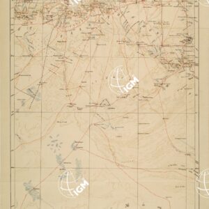 SCHIZZO DIMOSTRAIVO DELLA TRIPOLITANIA SETTENTRIONALE - FOGLIO IV - GIADO MIZDA.