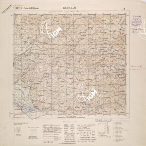 CARTA DELL'ALBANIA FOGLIO 3 II  GURI I ZI