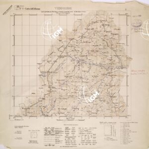 CARTA DELL'ALBANIA FOGLIO 1 I VERMOSHI