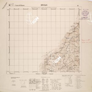 CARTA DELL'ALBANIA FOGLIO 1 III BRIGJA