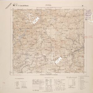 CARTA DELL'ALBANIA FOGLIO 4 III PUKA