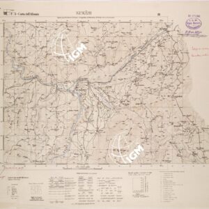 CARTA DELL'ALBANIA FOGLIO 5 III KUKESI
