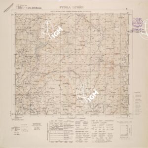 CARTA DELL'ALBANIA FOGLIO 7 II FUSHA LURES