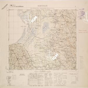 CARTA DELL'ALBANIA FOGLIO 9 I MAMURRASI