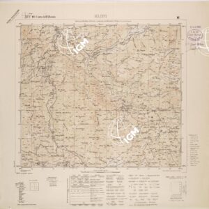 CARTA DELL'ALBANIA FOGLIO 10 II KLOSI