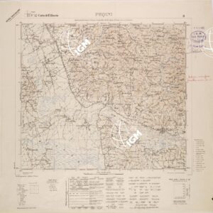 CARTA DELL'ALBANIA FOGLIO 12 II PEQINI