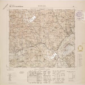 CARTA DELL'ALBANIA FOGLIO 13 III KRRABA