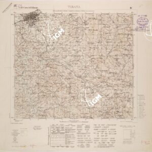 CARTA DELL'ALBANIA FOGLIO 13 IV TIRANA