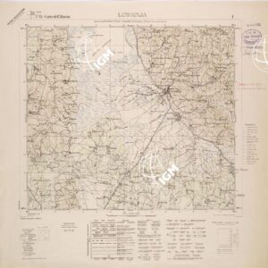 CARTA DELL'ALBANIA FOGLIO 15 I LUSHNJA