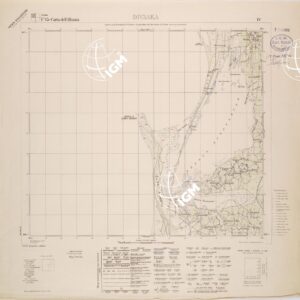 CARTA DELL'ALBANIA FOGLIO 15 IV DIVJAKA