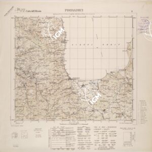 CARTA DELL'ALBANIA FOGLIO 17 I POGRADECI