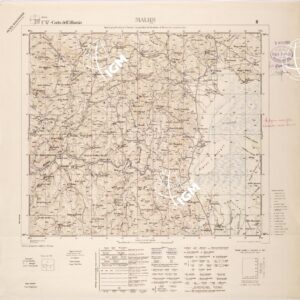 CARTA DELL'ALBANIA FOGLIO 17 II MALIQI