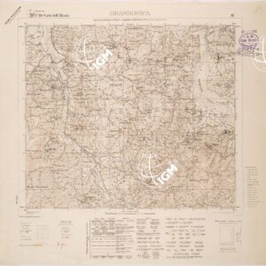 CARTA DELL'ALBANIA FOGLIO 19 II DRASHOVICA