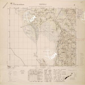 CARTA DELL'ALBANIA FOGLIO 19 IV MIFOLI