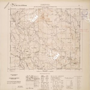 CARTA DELL'ALBANIA FOGLIO 20 I CORODOVA