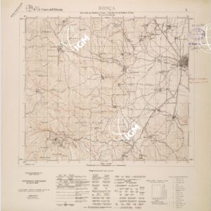 CARTA DELL'ALBANIA FOGLIO 21 I KORCA