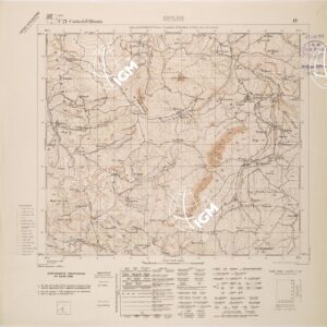 CARTA DELL'ALBANIA FOGLIO 21 IV OPARI