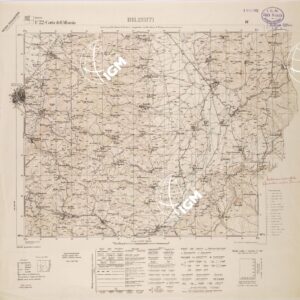 CARTA DELL'ALBANIA FOGLIO 22 IV BILISHTI