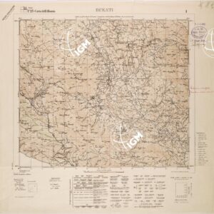 CARTA DELL'ALBANIA FOGLIO 22 I DUKATI