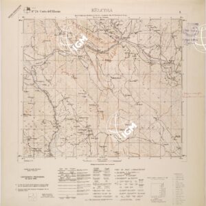 CARTA DELL'ALBANIA FOGLIO 24 I KELCYRA