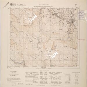 CARTA DELL'ALBANIA FOGLIO 24 IV TEPELENA