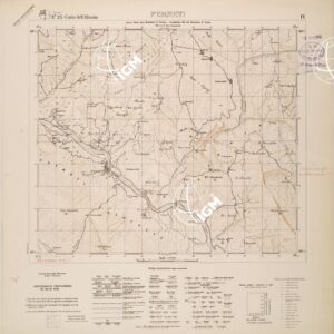 CARTA DELL'ALBANIA FOGLIO 25 IV PERMETI