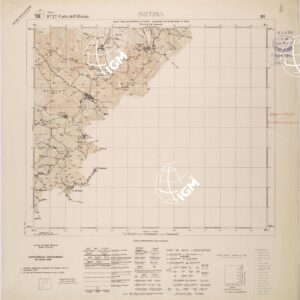 CARTA DELL'ALBANIA FOGLIO 27 III SOTIRA