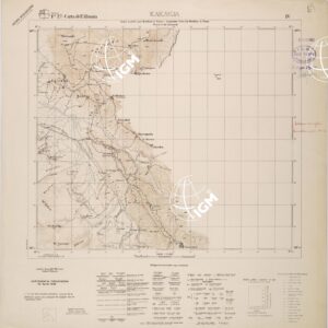 CARTA DELL'ALBANIA FOGLIO 27 IV KAKAVJA