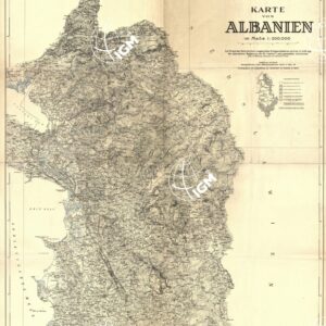 KARTE VON ALBANIEN