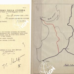 ALBANIA - TRACCIATI DI NUOVE STRADE - VORRA CAPO RODONI