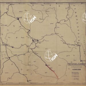 ALBANIA - TRACCIATI DI NUOVE STRADE - PREFEKTURA E ELBASANIT