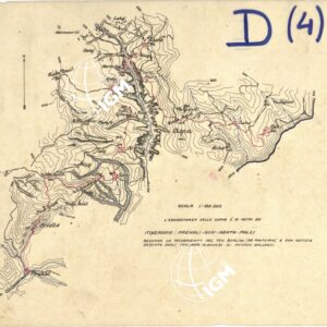 ALBANIA - ITINERARI - FOGLIO 04 - PREKALI - SOSI - ABATA - PALCI