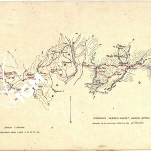 ALBANIA - ITINERARI - FOGLIO 06 - ALESSIO - KALMETI - UNGREJ - FANI