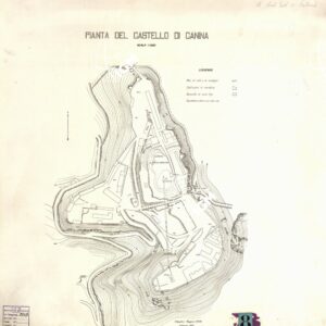 PIANTA DEL CASTELLO DI CANINA