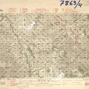 VALONA E CORSO DEL VOJUSA - FOGLIO 7863'4