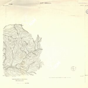 ALBANIA RILIEVI S.A.R.A. - FOGLIO XVII - EST SHKALA