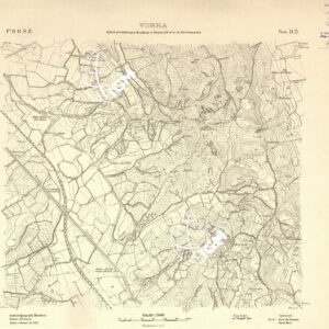 ALBANIA RILIEVI IGM - FOGLIO 9 II SE - VORRA D3