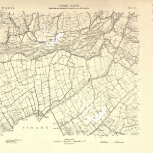 ALBANIA RILIEVI IGM - FOGLIO 10 III SO - VORRI BAMIT C2