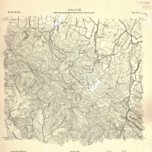 ALBANIA RILIEVI IGM - FOGLIO 13 IV NO - SELITE D3