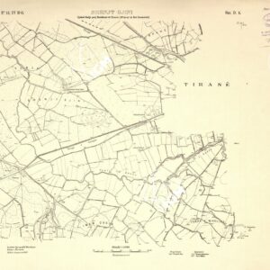 ALBANIA RILIEVI IGM - FOGLIO 13 IV NO - SHENJT GJINI D4