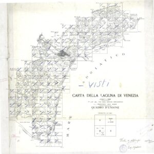 CARTA DELLA LAGUNA DI VENEZIA - QUADRO D'UNIONE
