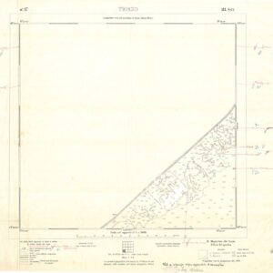 CARTA DELLA LAGUNA DI VENEZIA - FOGLIO 17 III SO - TERZO