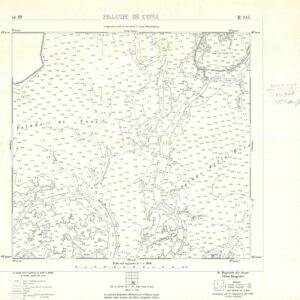 CARTA DELLA LAGUNA DI VENEZIA - FOGLIO 19 II SO - PALUDE DI CONA