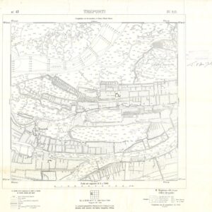CARTA DELLA LAGUNA DI VENEZIA - FOGLIO 43 IV SO - TREPORTI