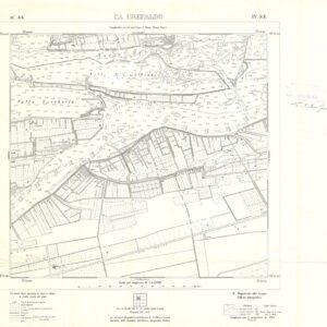 CARTA DELLA LAGUNA DI VENEZIA - FOGLIO 44 IV SE - CA CREPALDO